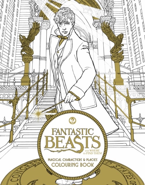 Fantastic Beasts and Where to Find Them : Magical Characters and Places Colouring Book