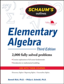 Schaum's Outline of Elementary Algebra (3rd Edition) 