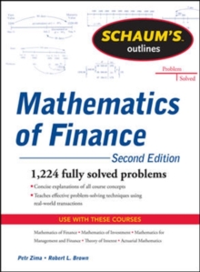 Schaum's Outline of Mathematics of Finance (2nd Edition) 