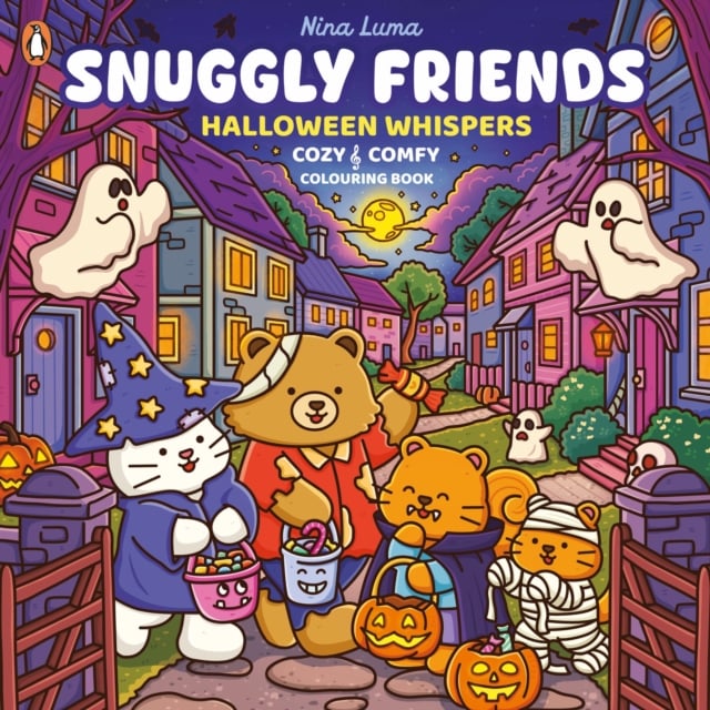 Snuggly Friends – Halloween Whispers : A Cozy & Comfy Colouring book