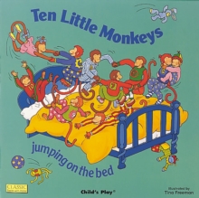 Ten Little Monkeys Jumping on the Bed (Board Book)