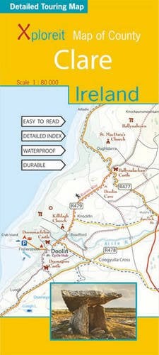 Xploreit Map of County Clare, Ireland