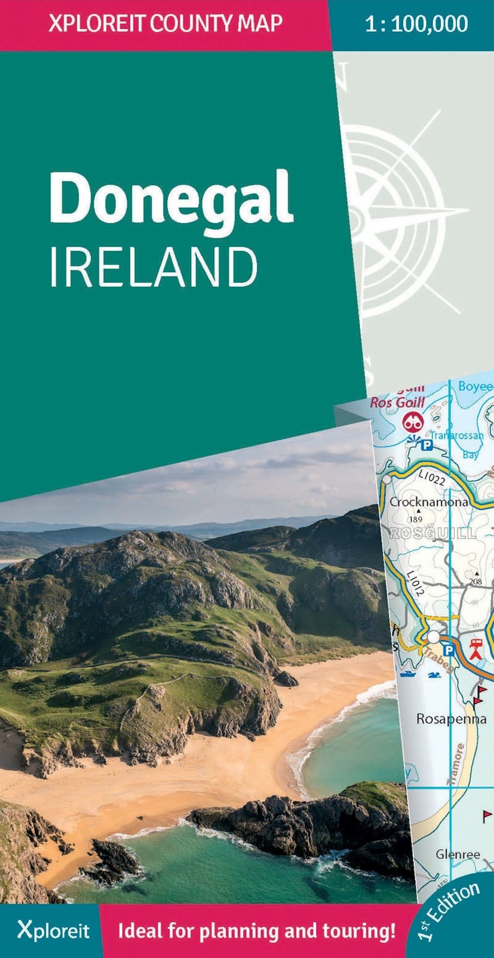 Donegal Ireland 2018: Xploreit County Map