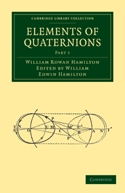 Elements of Quaternions 2 Part Set