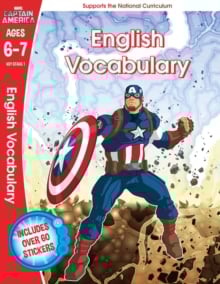 Marvel Captain America: English Vocabulary (Ages 6-7)
