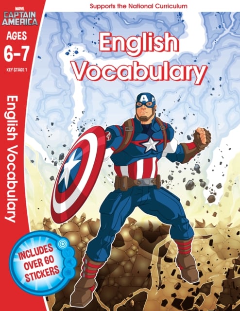 Marvel Captain America: English Vocabulary (Ages 6-7)