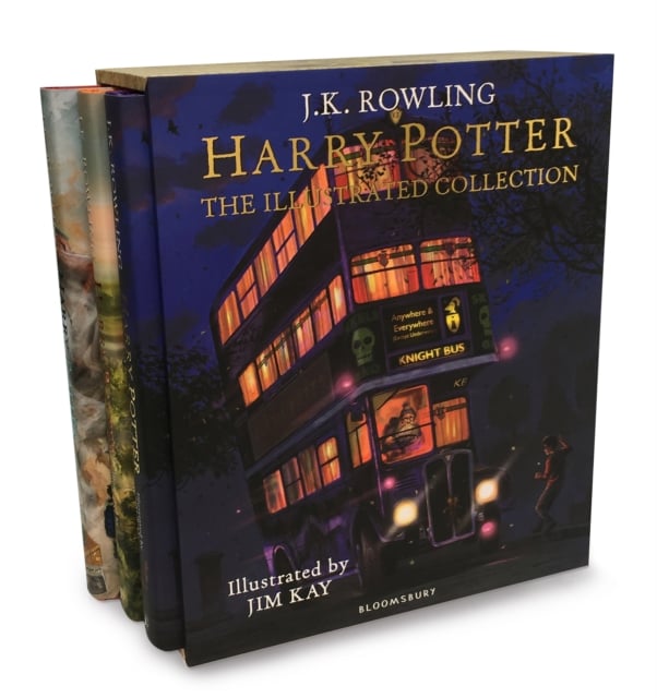 Harry Potter - The Illustrated Collection : Three magical classics (Hardback Box Set)