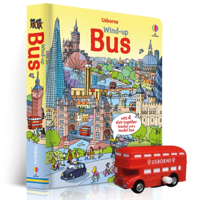 Wind-Up Bus (Large Board book with Tracks and a Mini bus)