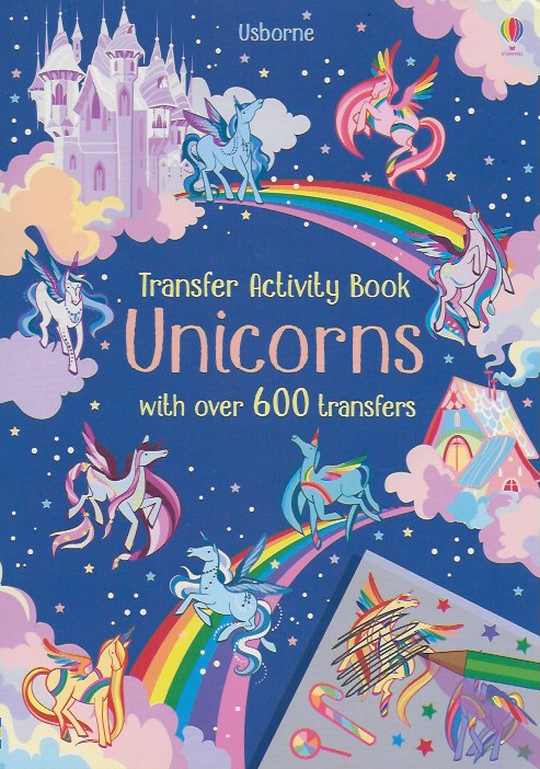 Transfer Activity Book: Unicorns (with over 600 transfers)