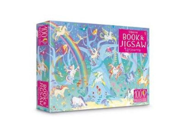 Unicorns Book and Jigsaw (100 piece)