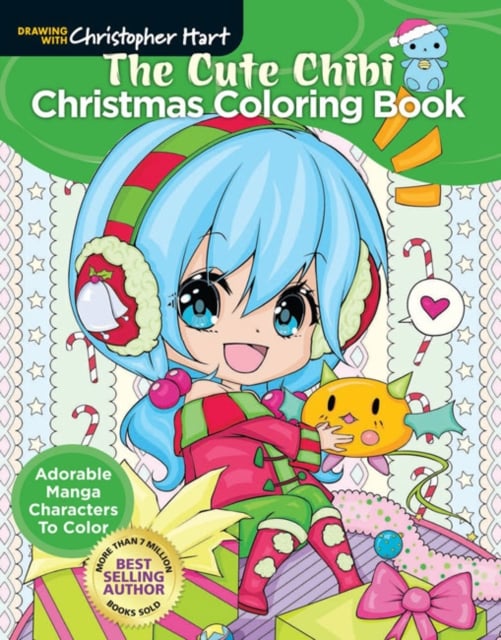 Cute Chibi Christmas Coloring Book, The : Adorable Manga Characters to Color
