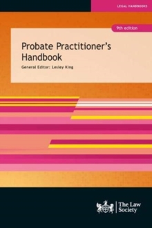 Probate Practitioner's Handbook (9TH ED.)