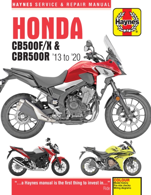 Honda CB500F/X & CBR500R update (13 -20) : 2013 to 2020