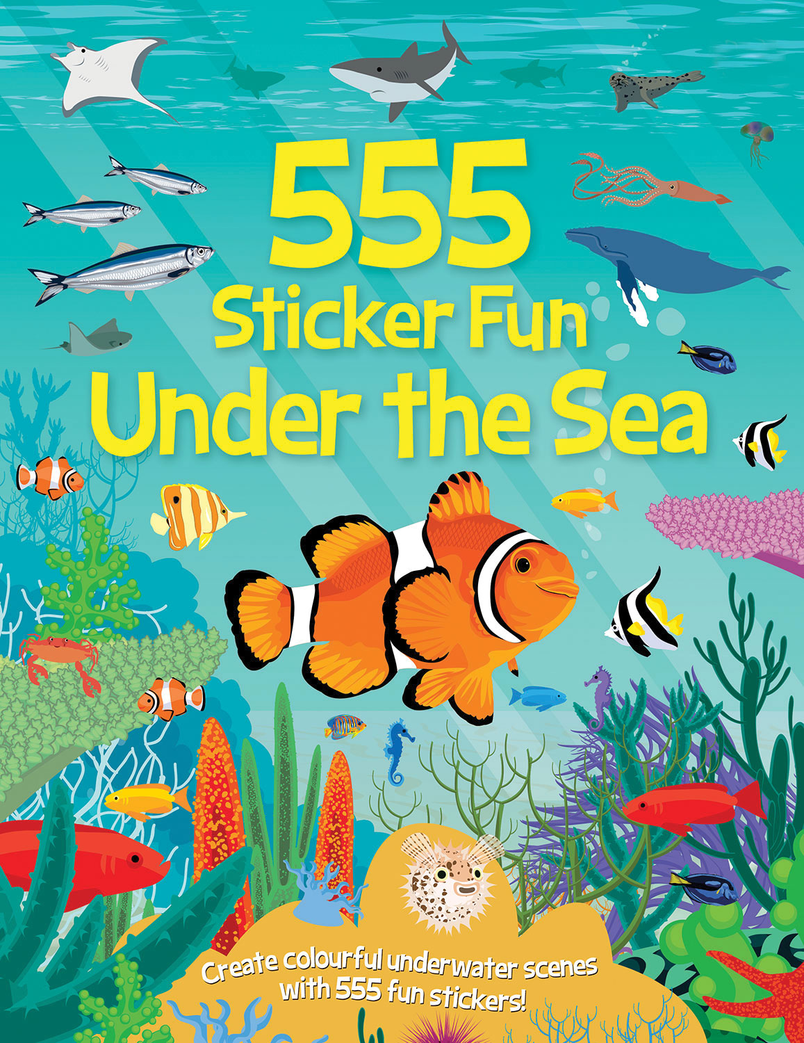 555 Sticker Fun Under The Sea (Series Sticker Fun)