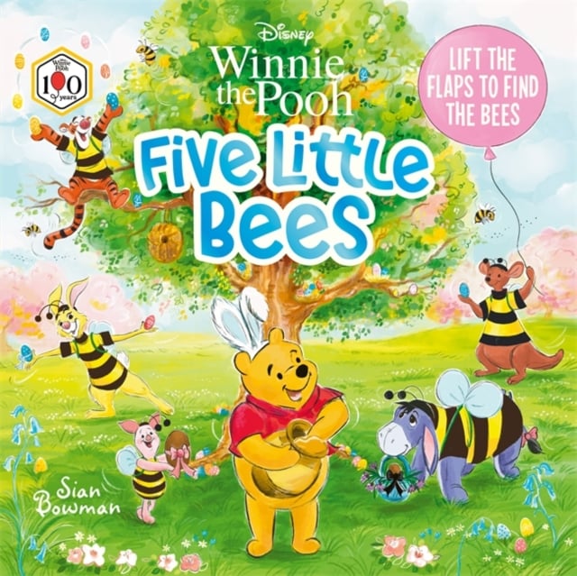 Disney Winnie the Pooh : Five Little Bees (An Easter Lift-the-Flap Picture Book)