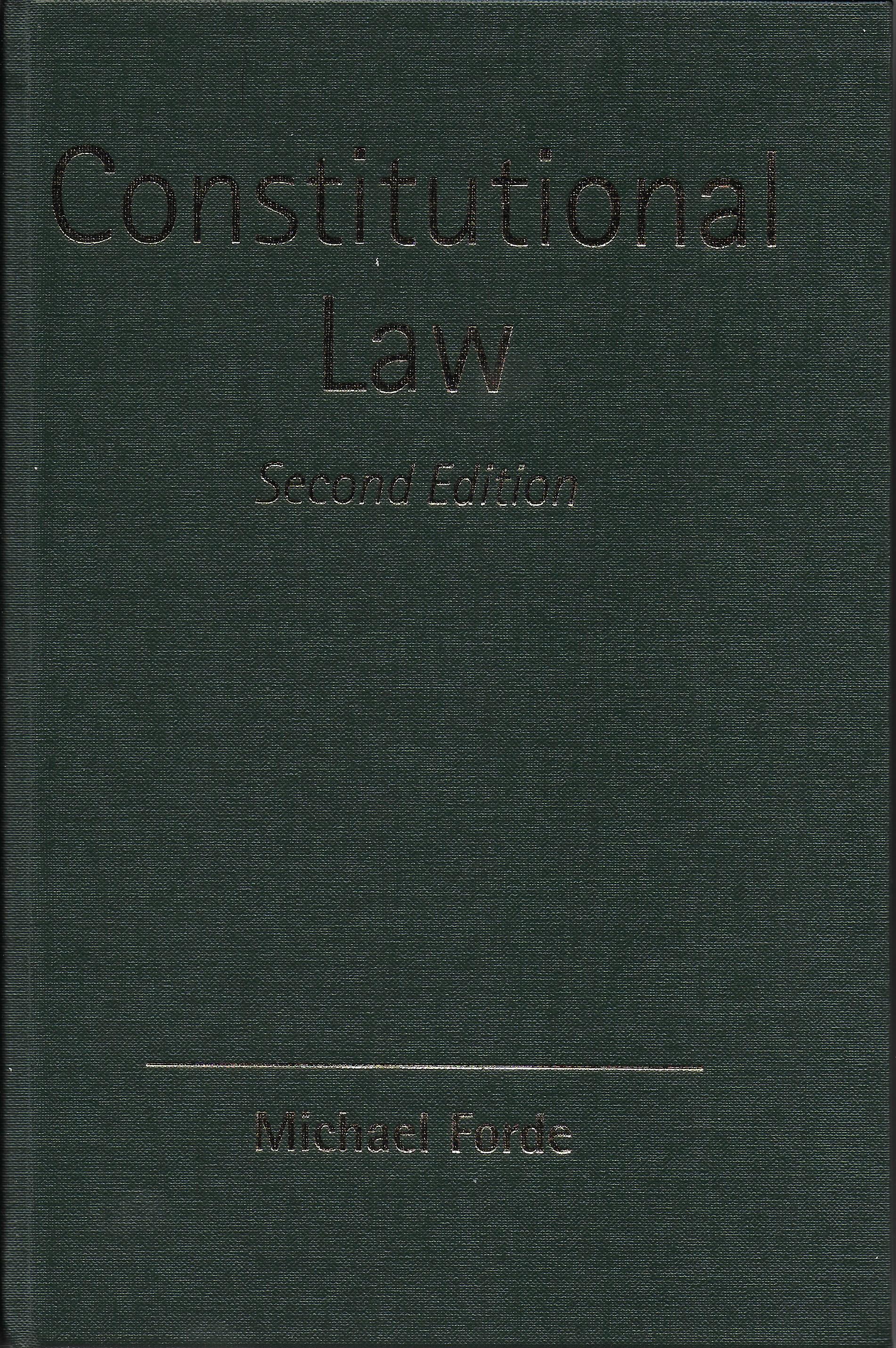 Constitutional Law (Second Edition)