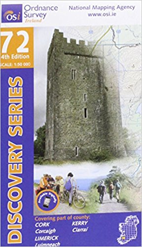 Kerry, Cork, Limerick (Discovery Series 72 4TH Edition)