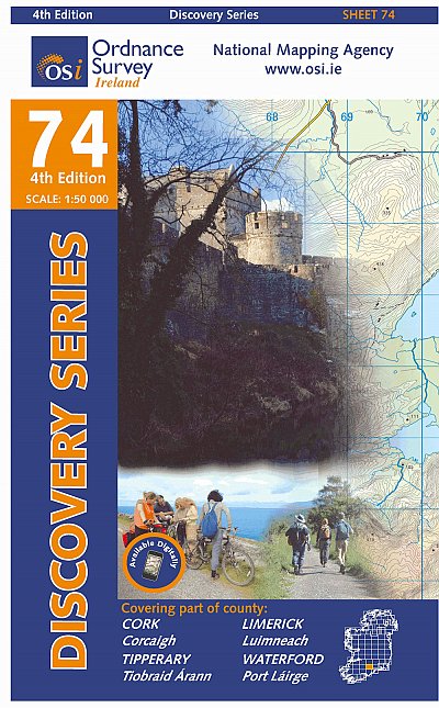 Cork, Limerick, Tipperary, Waterford (Discovery Series 74 4TH Edition)