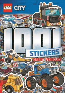 Lego City : 1001 Stickers Great Vehicles