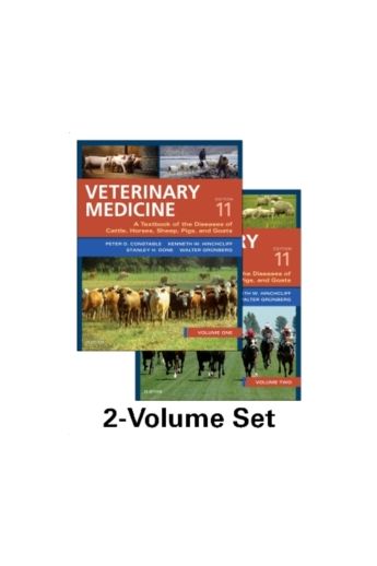 Veterinary Medicine : A textbook of the diseases of cattle, horses, sheep, pigs and goats - two-volume set