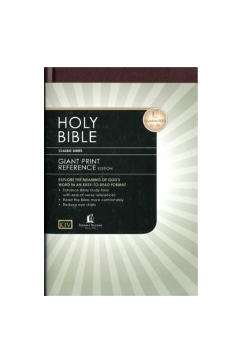 Giant Print Reference Bible-KJV-Classic Easy-To-Read