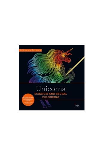 Unicorns: Scratch and Reveal Colouring