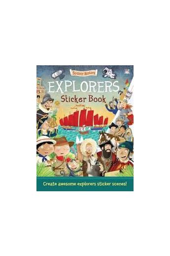 Sticker History : Explorers (Sticker Book)