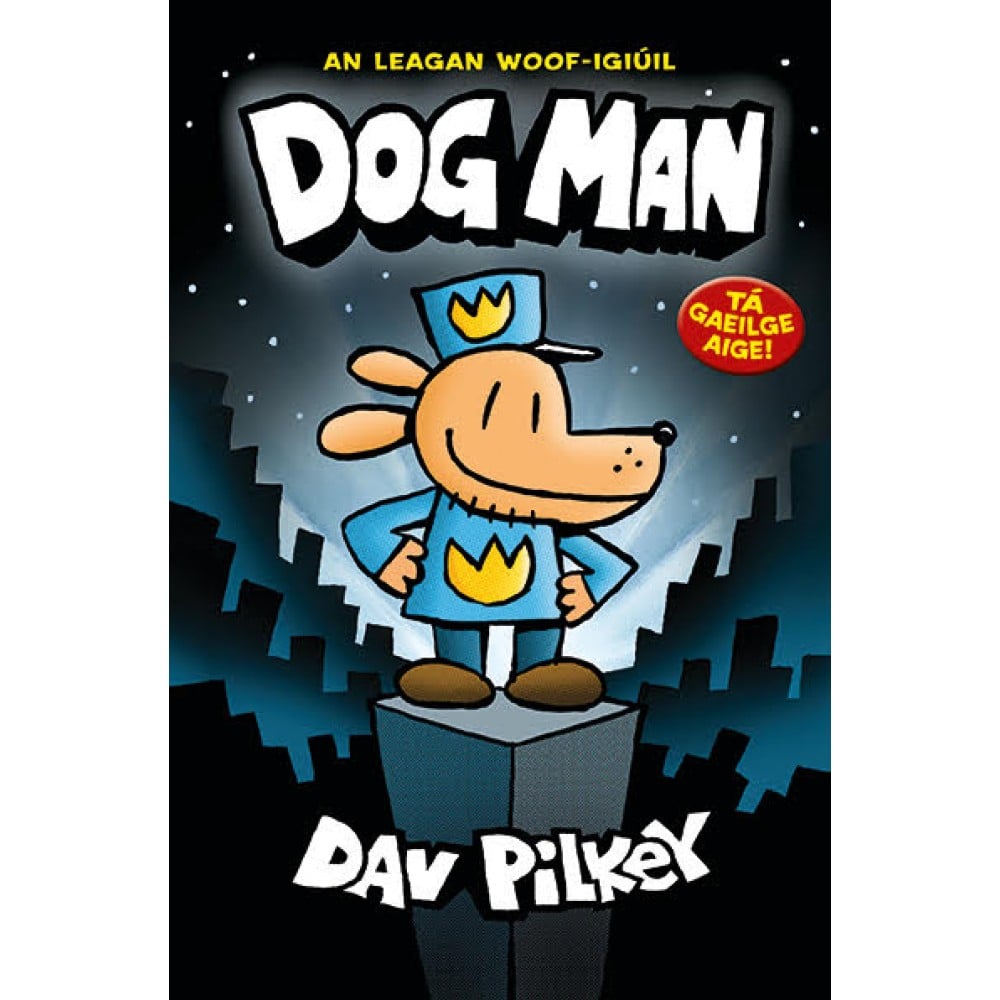 Dog Man as Gaeilge