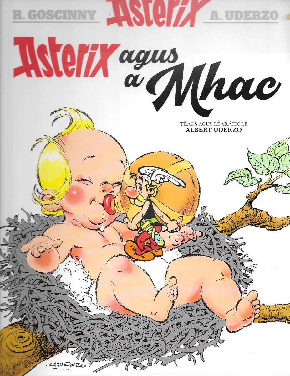 Asterix Agus a Mhac (Asterix in Irish)