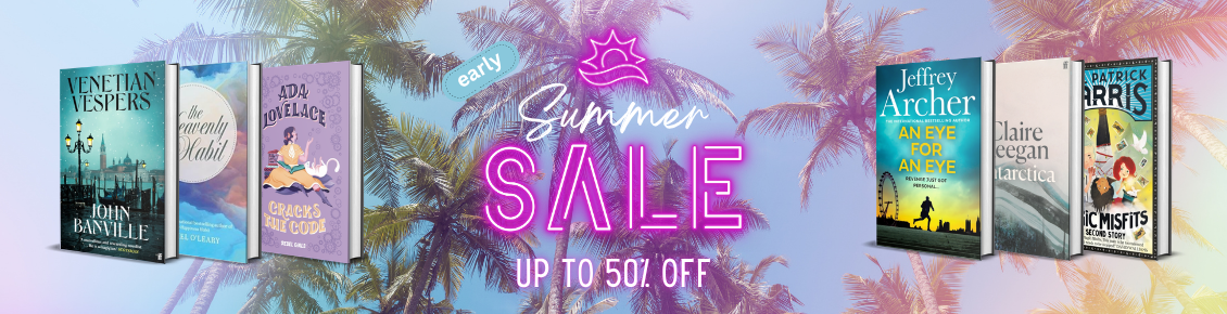 Summer Sale promotion offering up to 50% off select books