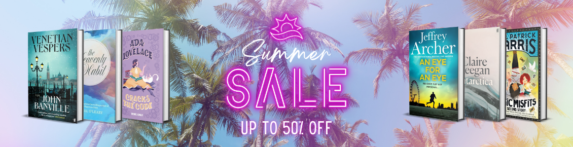 Summer Sale promotion offering up to 50% off select books
