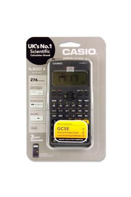 Casio FX83GTX  Scientific Calculator with 276 Functions Black 